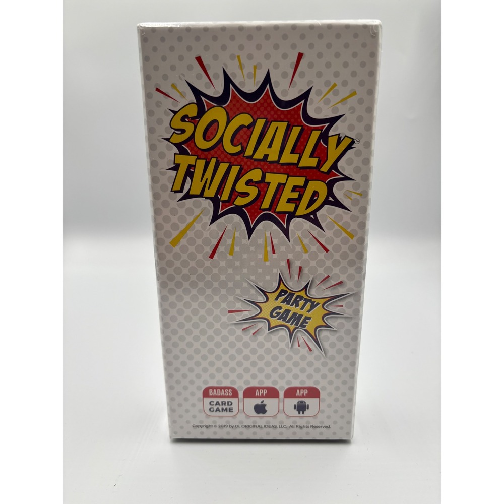 Socially Twisted Badass Party Card Game‎ Ages 17+ 1-8 Players New Sealed